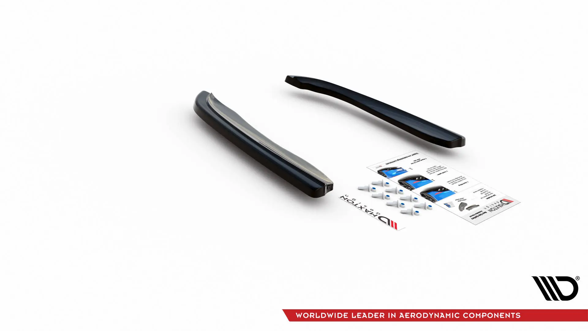 REAR SIDE SPLITTERS BMW 3 (E46) M Pack Coupe 1999 - 2005 – bilde 4