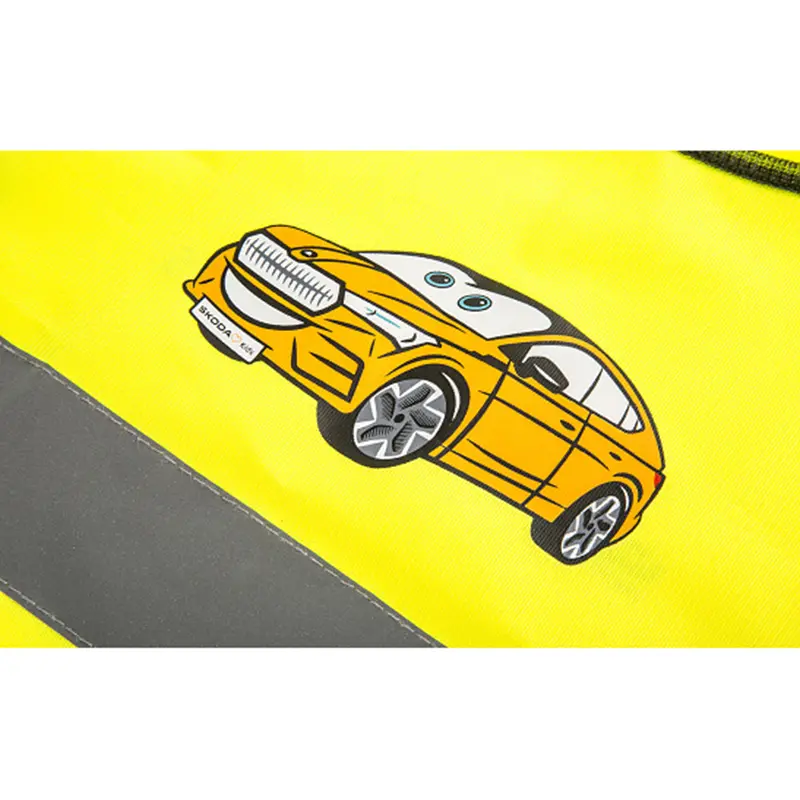 Refleksvest til barn Skoda str. S | Kids Reflective Vest Image 2