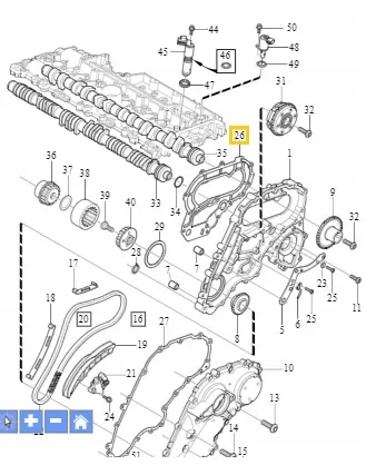 Registerdekselpakning Volvo Genuine® S60 S80 V60 V70 XC60 XC70 XC90 2007-2016 │ 3.0/3.2 – bilde 2