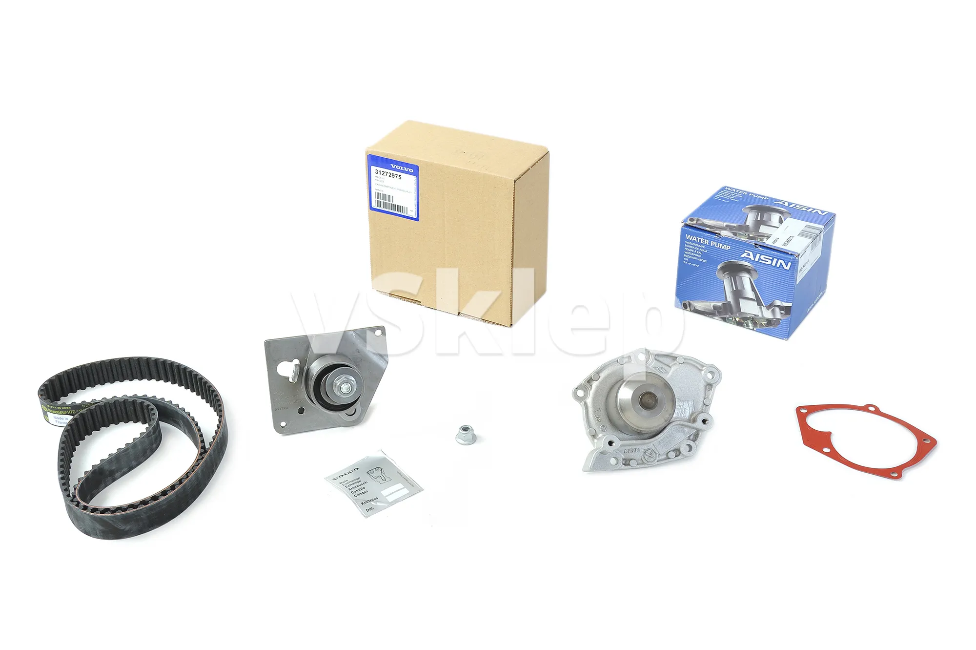 Registerreimsett med vannpumpe (Aisin) Volvo S40 V40 2000-2004 │ 1.9D 102/115hk – bilde 2