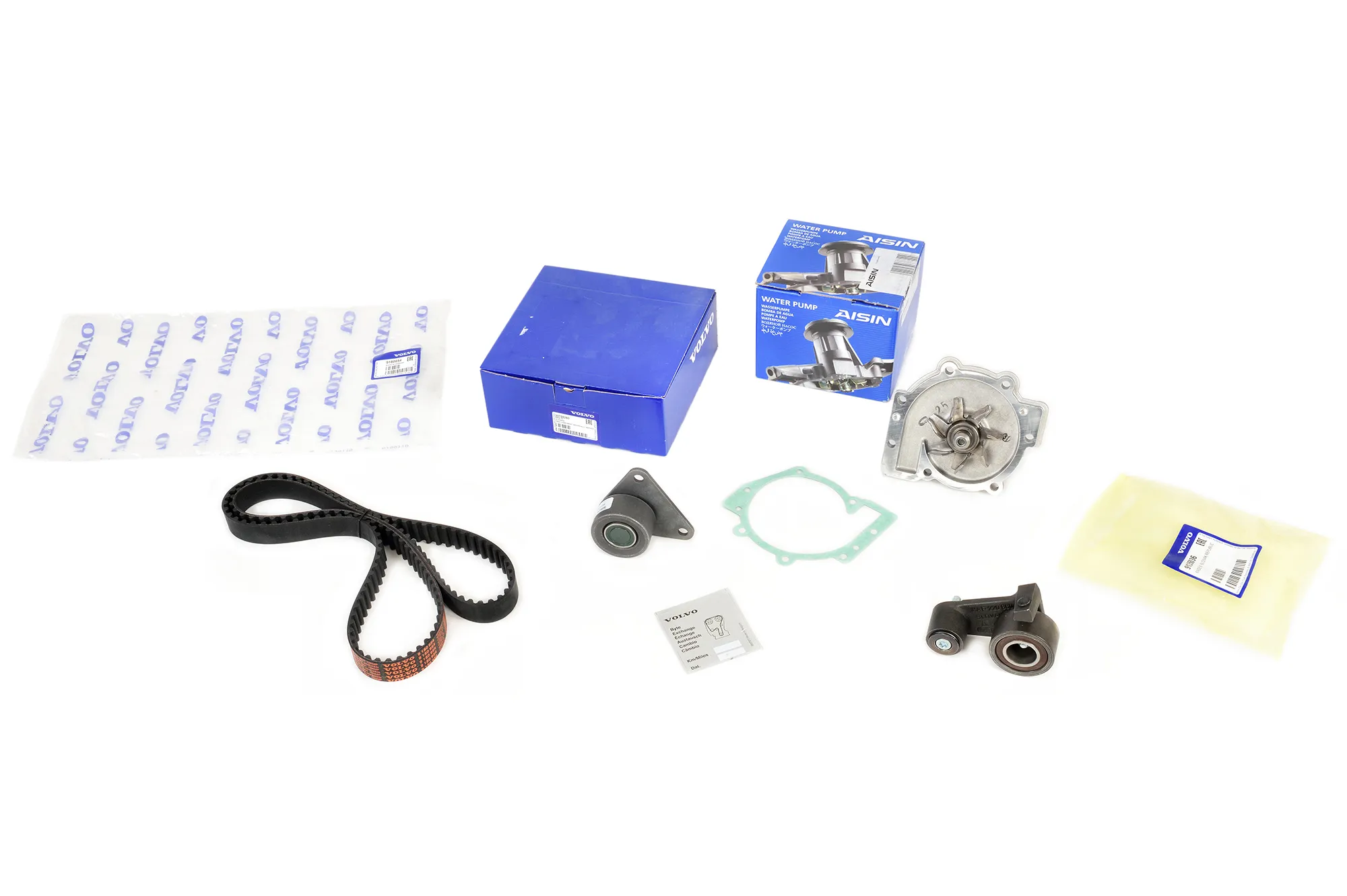 Registerreimsett med vannpumpe Volvo Genuine® 850 S40 S70 V40 V70 XC70 C70 │ bensin (vannpumpe Aisin)