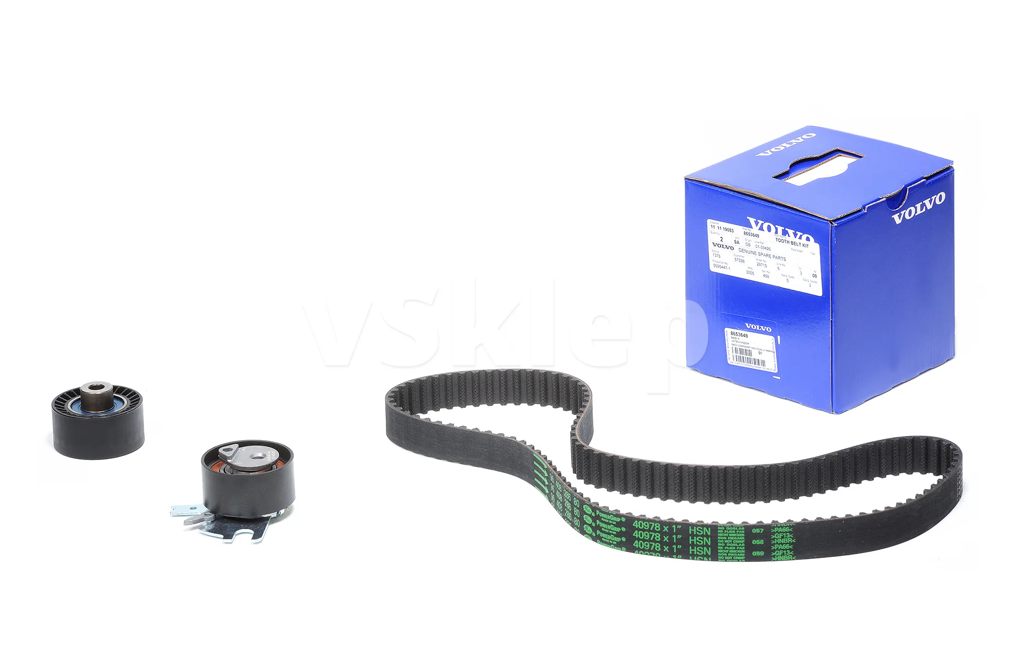 Registerreimsett Volvo Genuine® S40 S80 C30 C70 V50 V70 │ 2.0D 136hk diesel