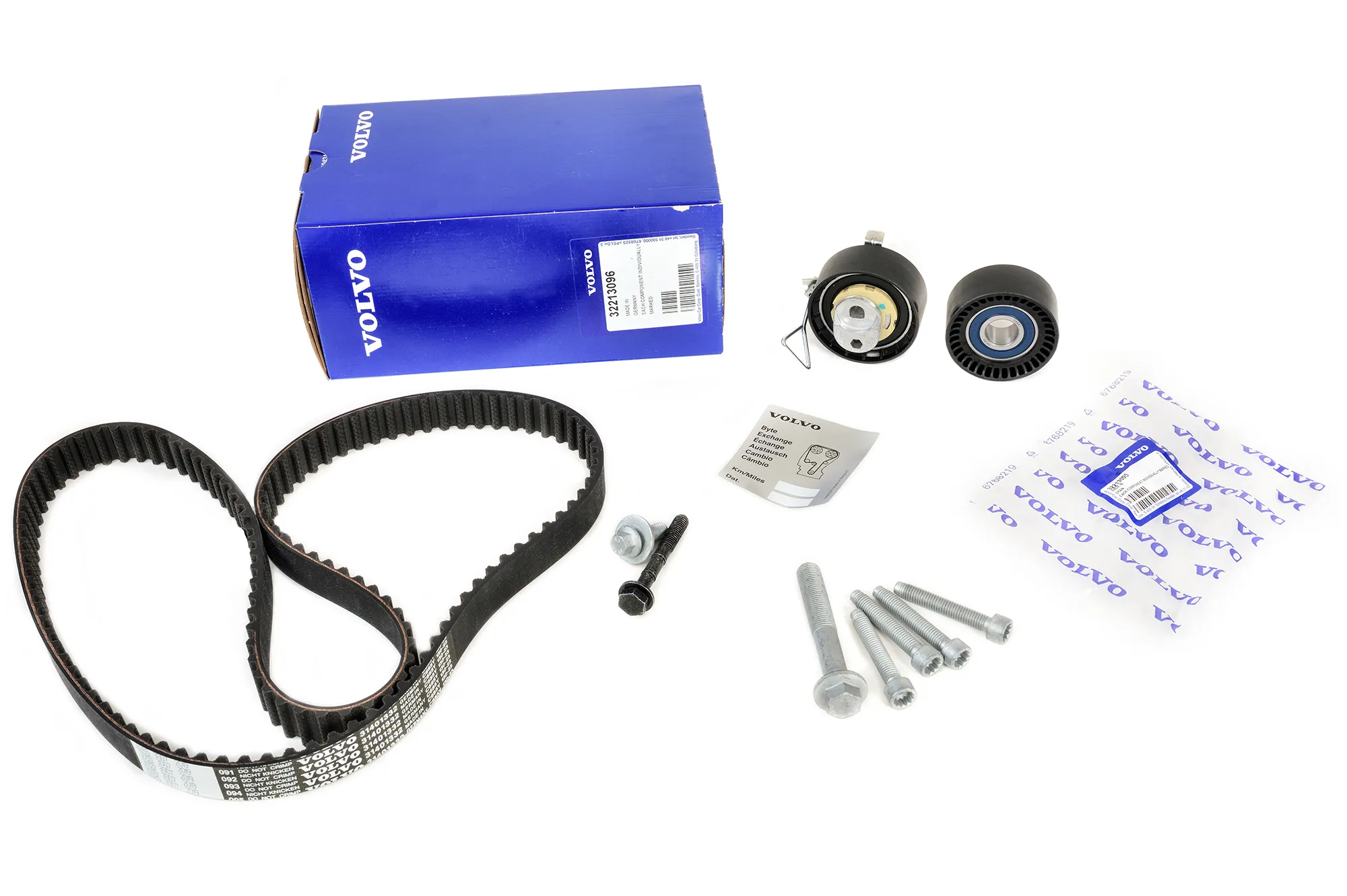 Registerreimsett Volvo Genuine® S60 S80 S90 V40 V60 V70 V90 XC40 XC60 XC70 XC90 │ bensin