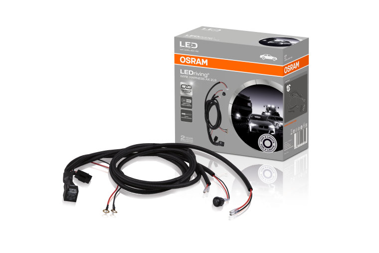 Relésett dobbel lysbryter Osram LED Wire Harness AX 2LS 