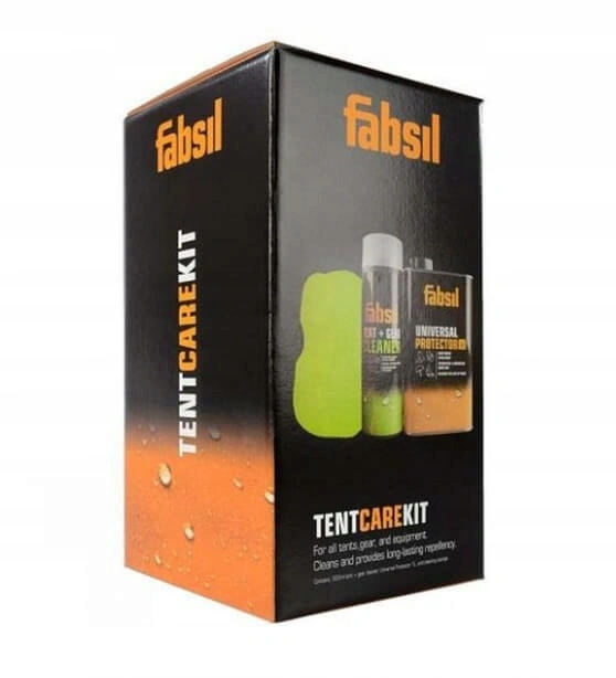 Rengjørings- og impregneringssett Fabsil Tent Care Kit │ for Rengjøring og impregnering av taktelt og markiser - 500 ml + 1 l Image 1