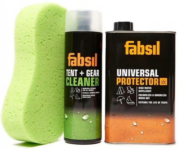 Rengjørings- og impregneringssett Fabsil Tent Care Kit │ for Rengjøring og impregnering av taktelt og markiser - 500 ml + 1 l Image 2