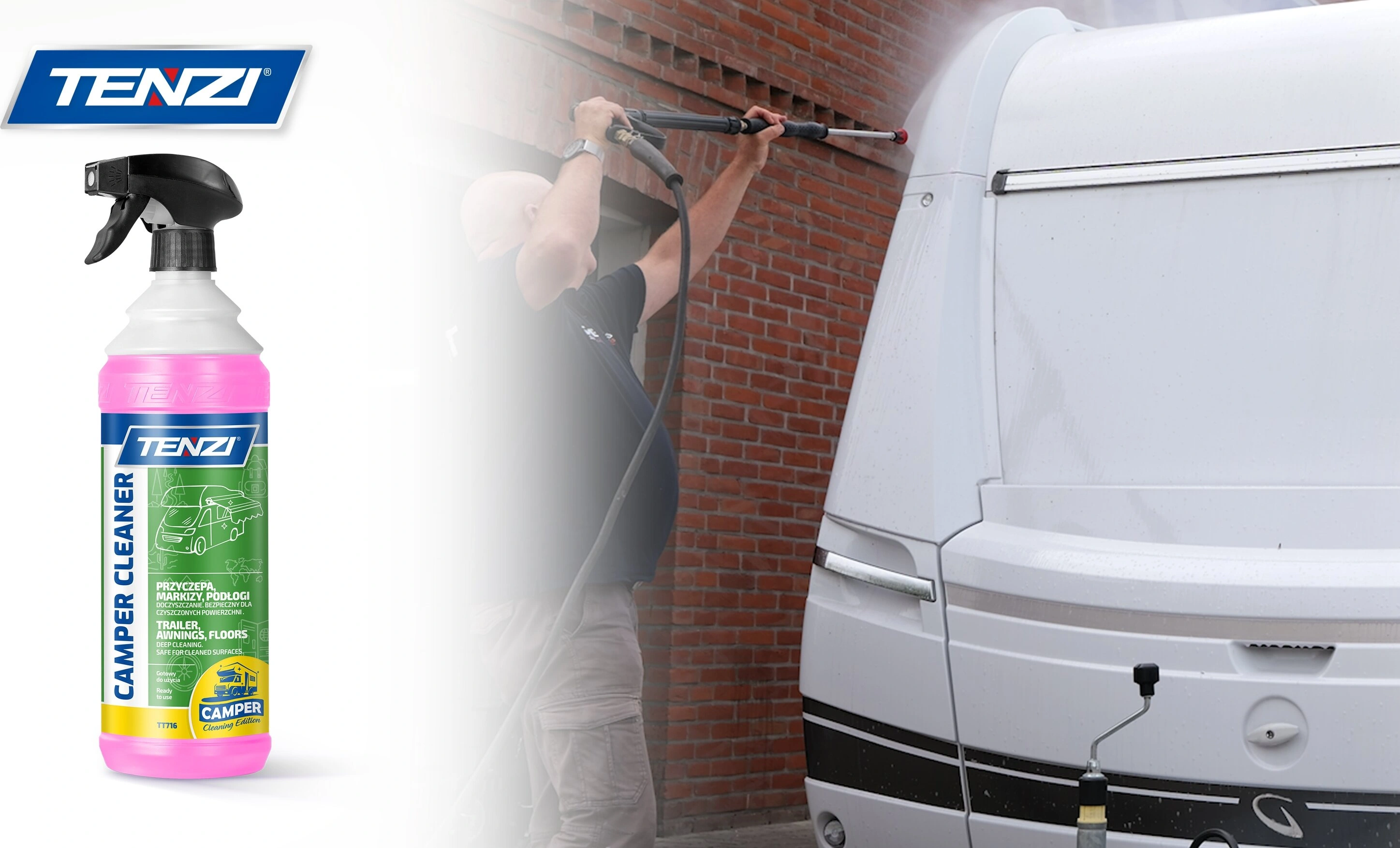 Rengjøringsmiddel Tenzi Camper Cleaner │ til campingvogn og bobil - 1000 ml – bilde 3
