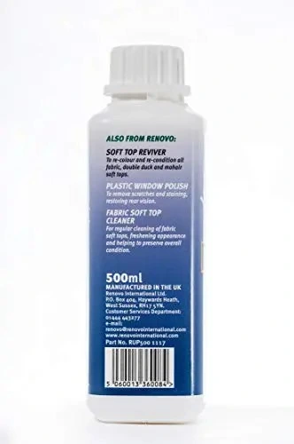 Renovo Ultra Proofer Soft Top Impregnering │ Impregneringsmiddel for cabriolet-tak i tekstil – 500 ml Image 2