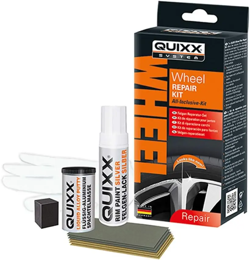 Reparasjonssett for felger │  Quixx Wheel Repair Kit - Silver Image 1