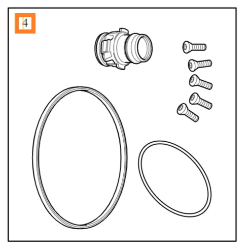 Reparasjonssett vakuumpumpe Volvo Genuine® S60 S80 V60 V70 XC60 XC70 XC90 2007-2015 │ 3.0/3.2 bensin 6-syl