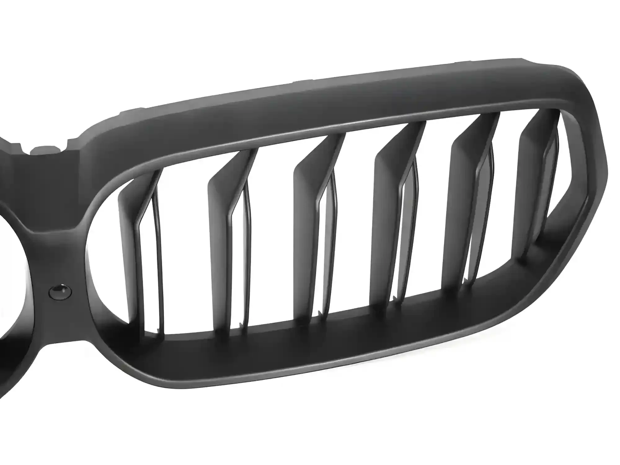 rill BMW 6 (G32) Facelift 2020 – 2023 │ Sportsgrill M Performance-stil - svart matt double bar – bilde 3