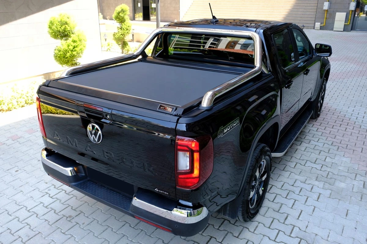 Rolltop VW Amarok II 2023 -> │ Double Cab Rullegardin  for lasteplanet - Aluminium Roll Cover Black – bilde 2
