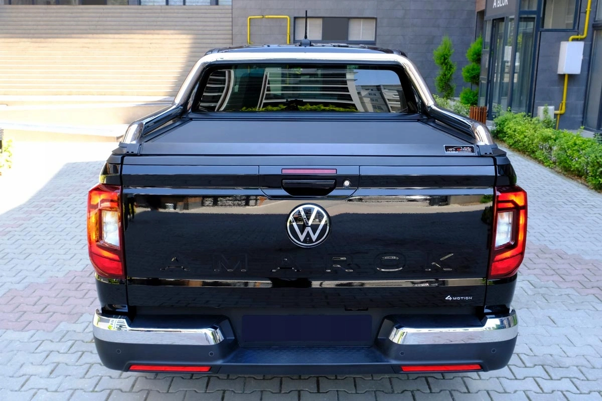Rolltop VW Amarok II 2023 -> │ Double Cab Rullegardin  for lasteplanet - Aluminium Roll Cover Black – bilde 3