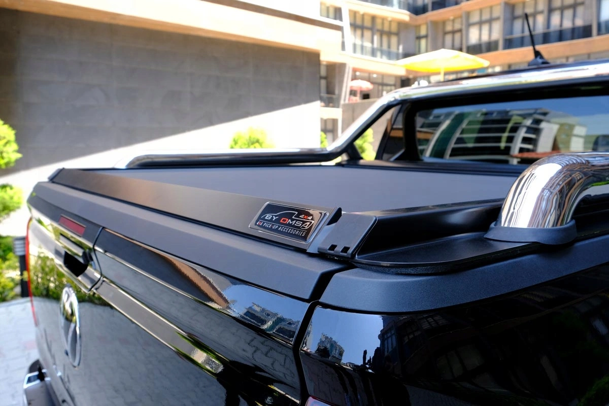 Rolltop VW Amarok II 2023 -> │ Double Cab Rullegardin  for lasteplanet - Aluminium Roll Cover Black – bilde 6