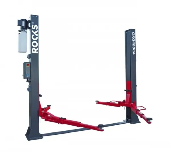ROOKS OKG-4000A To-søylers elektrohydraulisk løftebukk4 t – automatisk, profesjonelt verkstedutstyr Image 1