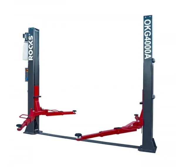 ROOKS OKG-4000A To-søylers elektrohydraulisk løftebukk4 t – automatisk, profesjonelt verkstedutstyr Image 2