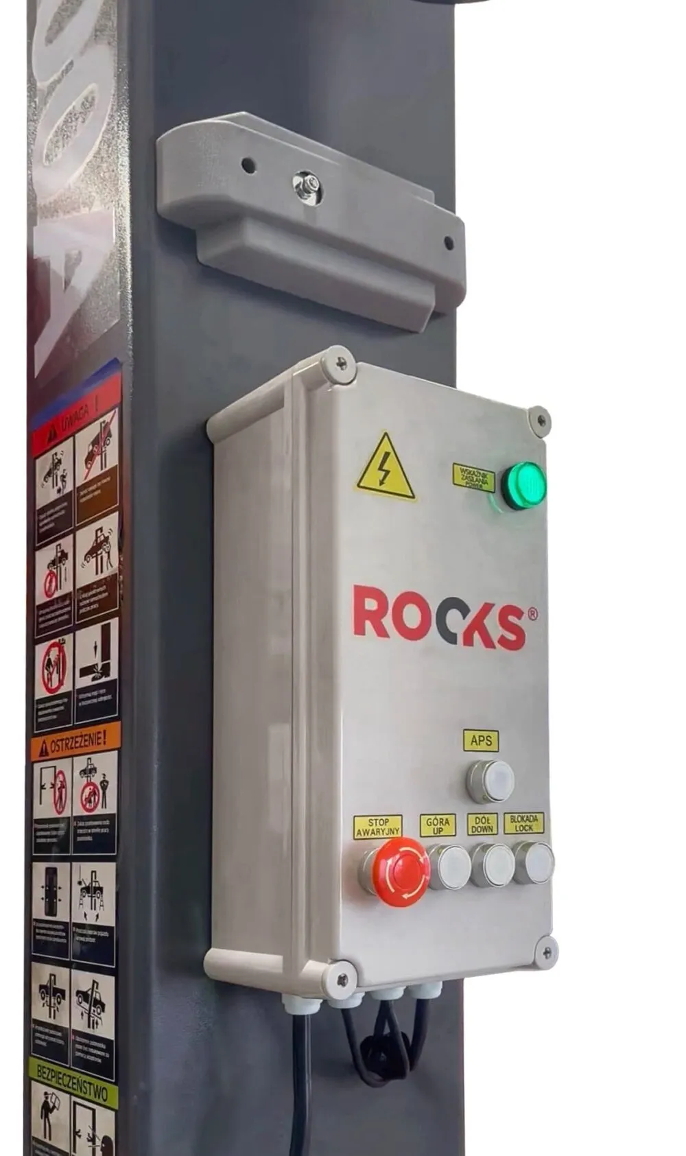 ROOKS OKG-4000A To-søylers elektrohydraulisk løftebukk4 t – automatisk, profesjonelt verkstedutstyr Image 5