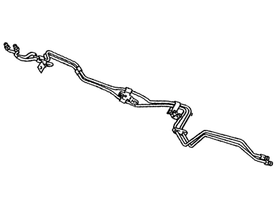 Rørledning Toyota Land Cruiser J150 – Front Stabilizer Control (KDSS), No.1 – 48890-60060