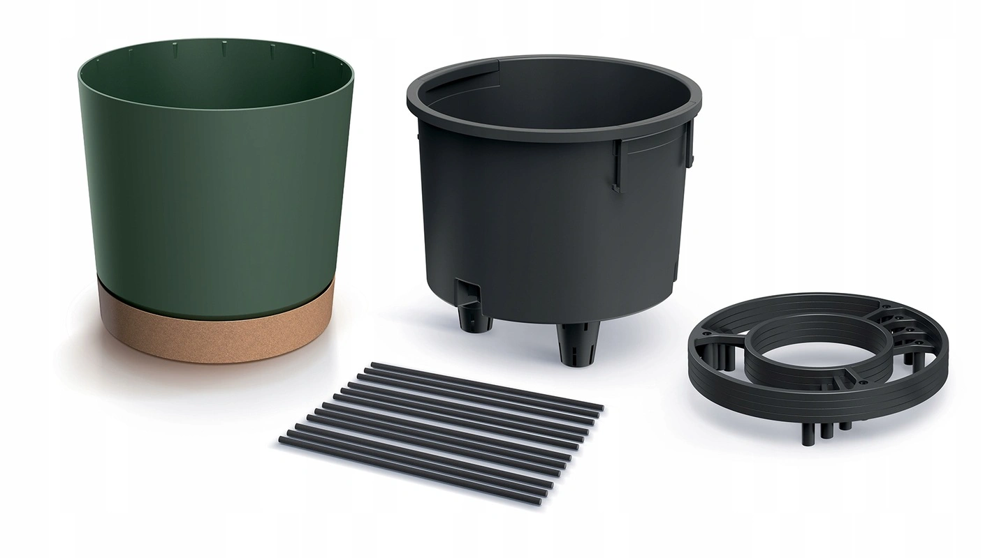 Rund plantepotte for dyrking av tomater Home Grower DEPO400 – Grønn Pinje Image 2