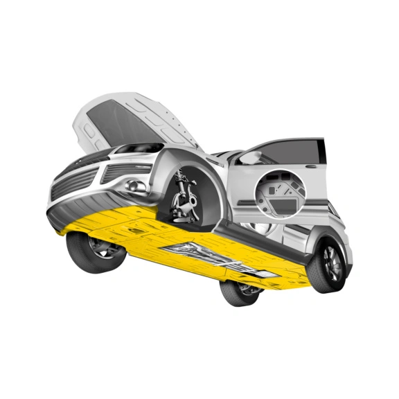 Rustbeskyttelsesvoks Wurth Underbody Protection Wax Black │ Svart Understells beskyttelse Antikorrosjonsbelegg - 1000 ml Image 2