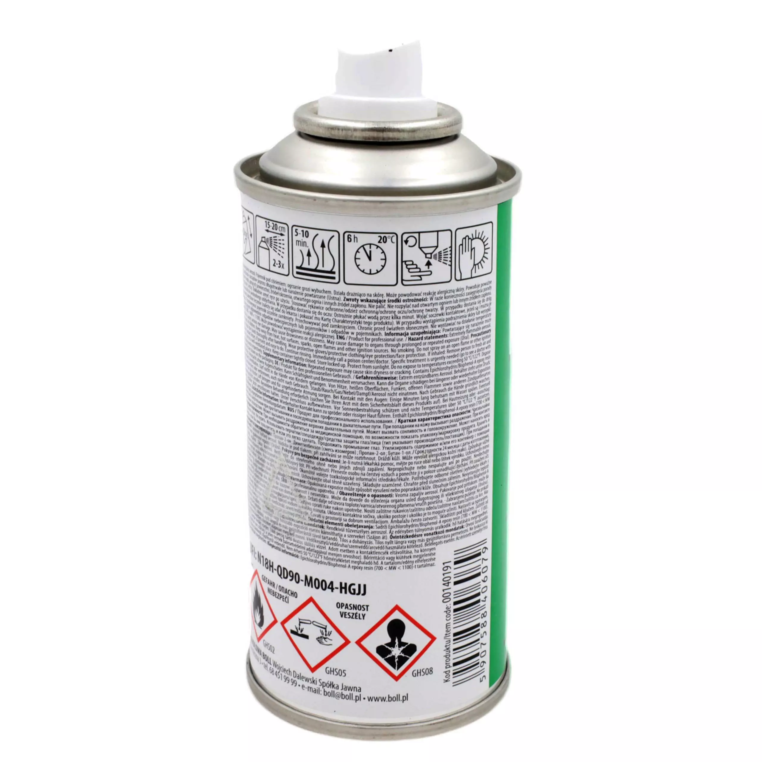 Rustnøytraliserer 2-i-1 BOLL Spray Epoksygrunning - 150 ml – bilde 2