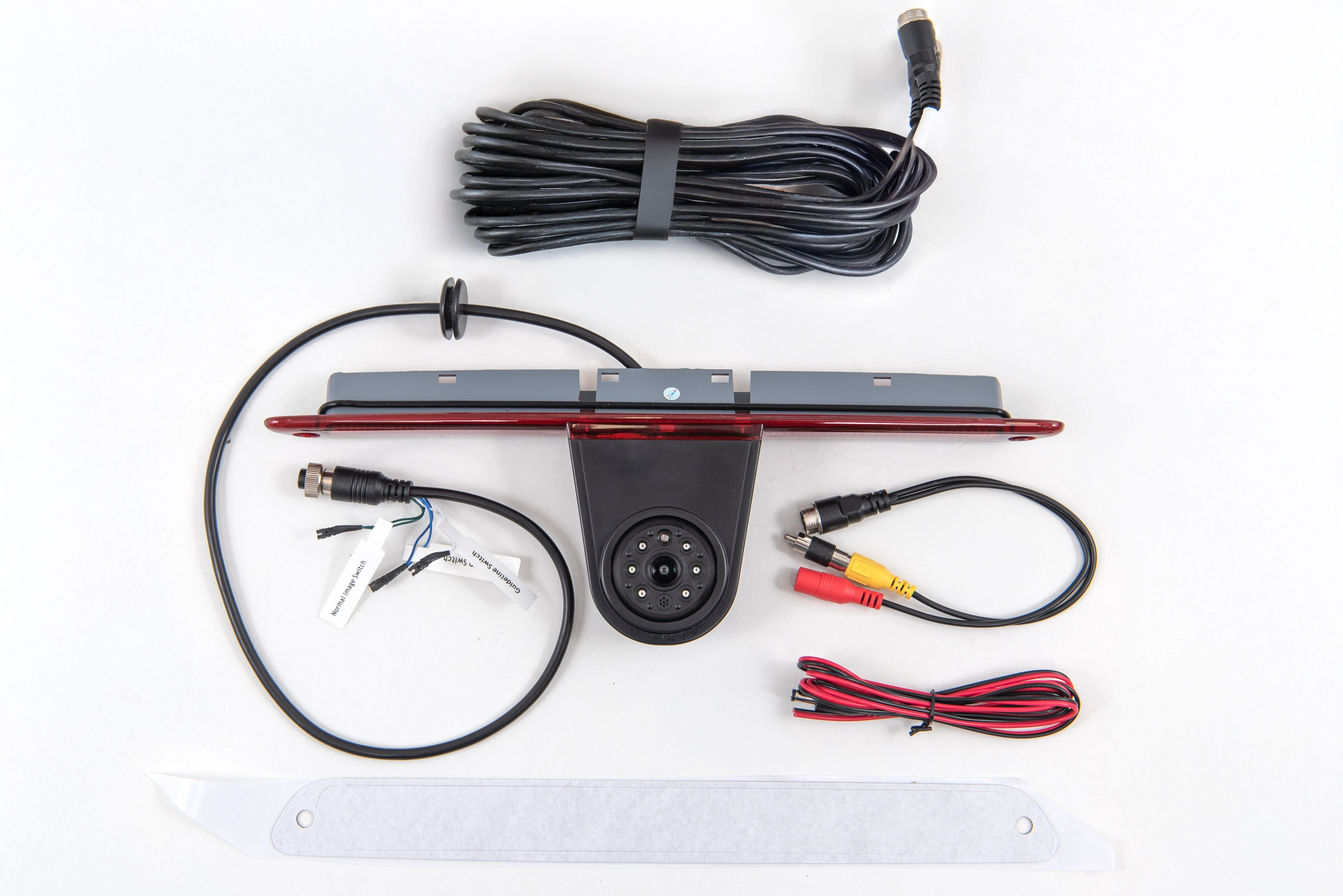 Ryggekamera i bremselys for Mercedes Sprinter II (W906) 2006 – 2019 │ Full HD │ Dynamiske linjer – bilde 8