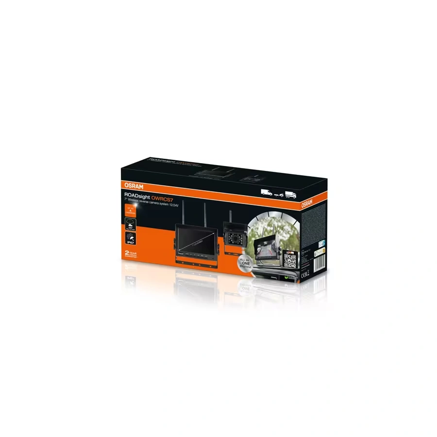 Ryggekamera-system Osram ROADsight OWRCS7 │ Trådløst sett med 7" skjerm og 1080p-kamera – bilde 2