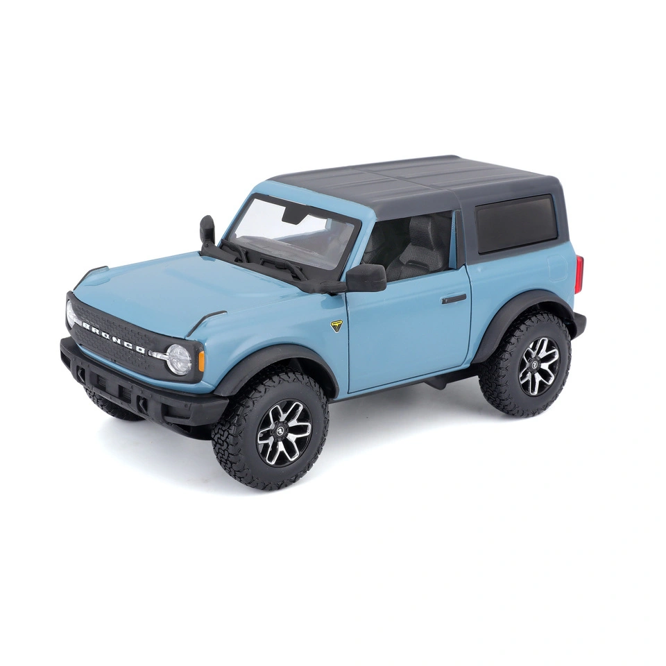 Samlemodell – Ford Bronco 1:24 | Blå | Detaljert die‑cast