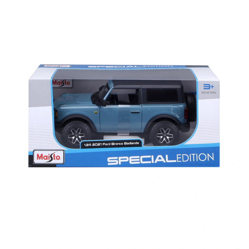 Samlemodell – Ford Bronco 1:24 | Blå | Detaljert die‑cast – bilde 4