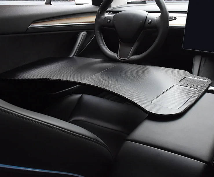 Sammenleggbar laptopbord Tesla Model S / 3 / X / Y │ Sammenleggbart brett – perfekt for arbeid mens du lader.