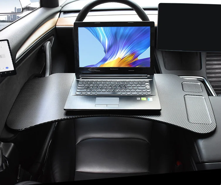 Sammenleggbar laptopbord Tesla Model S / 3 / X / Y │ Sammenleggbart brett – perfekt for arbeid mens du lader. – bilde 2