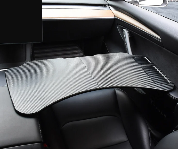 Sammenleggbar laptopbord Tesla Model S / 3 / X / Y │ Sammenleggbart brett – perfekt for arbeid mens du lader. – bilde 8