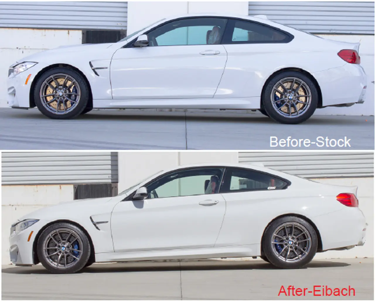 Senkefjærer Pro-Kit BMW M3 (F80) (2011-2018) / BMW M4 (F82) 2014 – 2021 – bilde 4