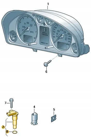 Sensor veistrekning VW │ Genuine® Distance Sensor 3 Pin Image 3