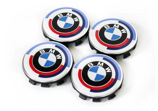 Senterkopp 50 Jahre M BMW │ Genuine® Hub Wheel Caps sett 4 stk.