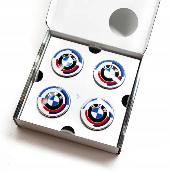 Senterkopp 50 Jahre M BMW │ Genuine® Hub Wheel Caps sett 4 stk. – bilde 4