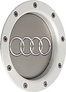 Senterkopp Audi | Genuine Silver Wheel Center Cap - 1 stk. – bilde 2