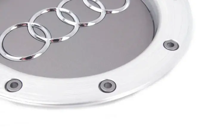 Senterkopp Audi | Genuine Silver Wheel Center Cap - 1 stk. – bilde 3