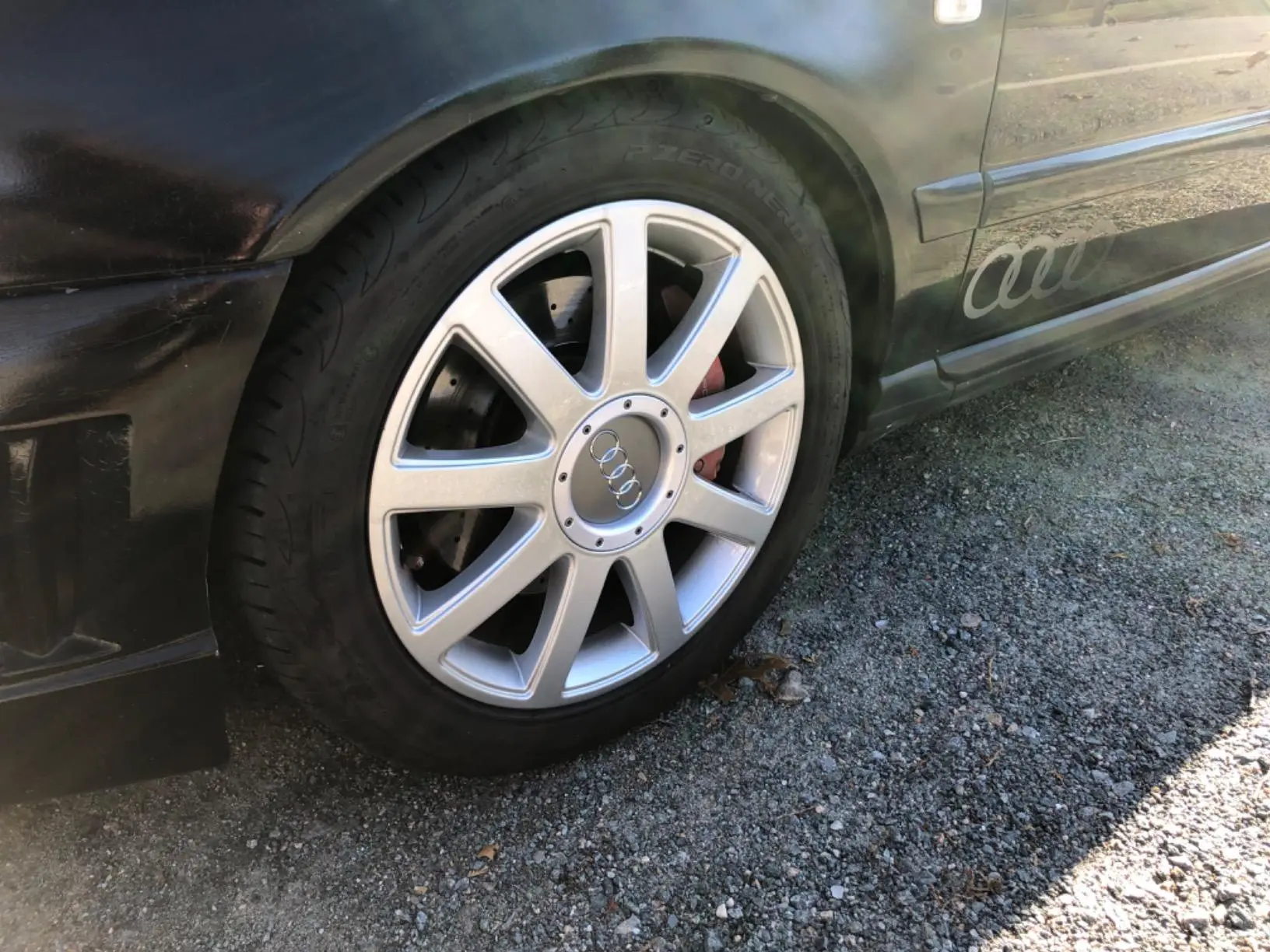 Senterkopp Audi | Genuine Silver Wheel Center Cap - 1 stk. – bilde 6