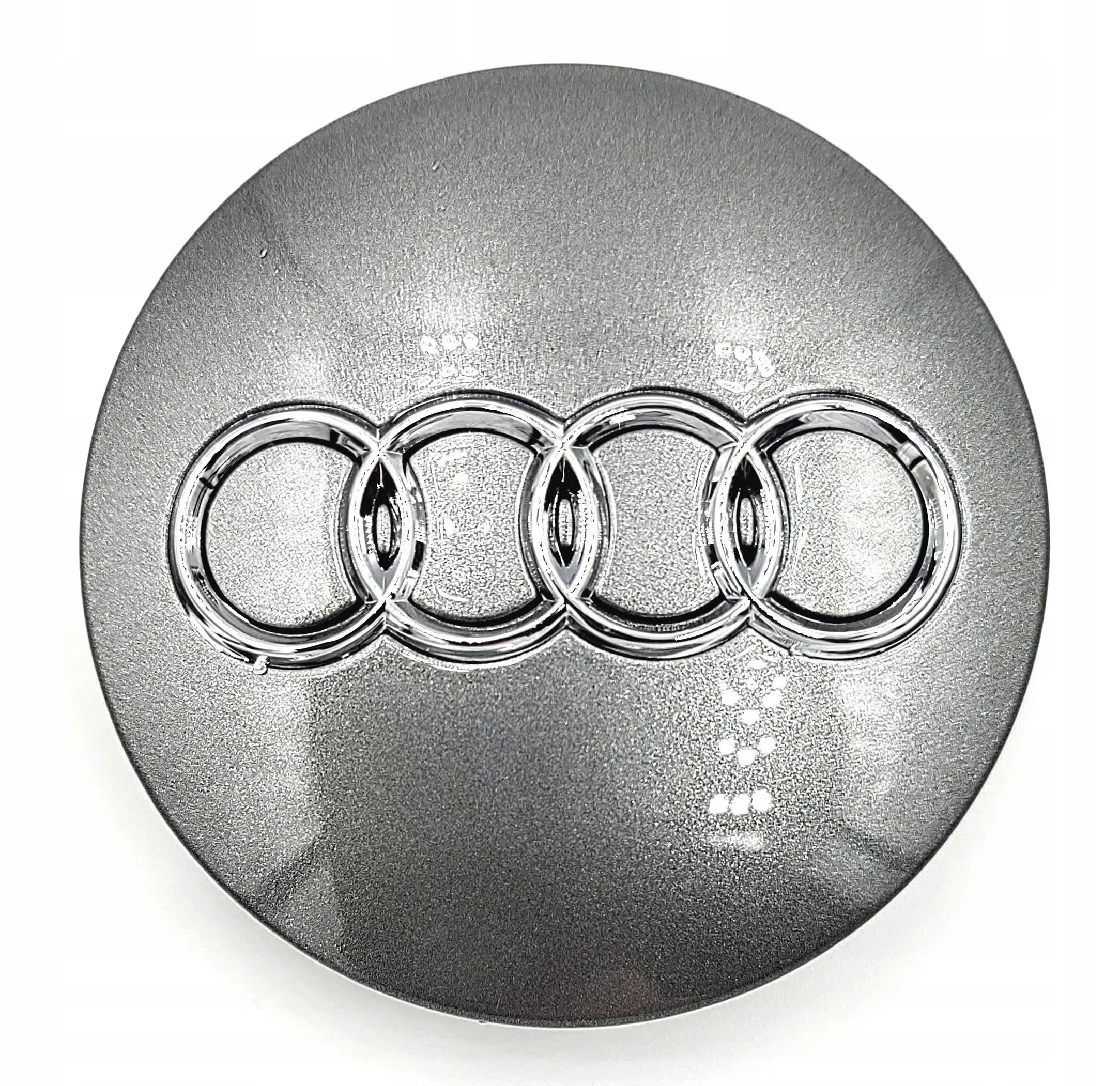 Senterkopp Audi Silver Edition 60mm │ Navkopp Center Cap - 1 stk