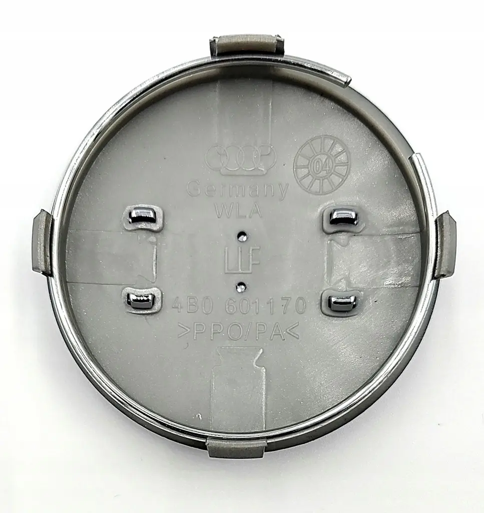 Senterkopp Audi Silver Edition 60mm │ Navkopp Center Cap - 1 stk Image 2