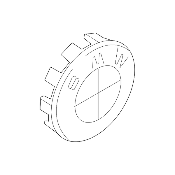 Senterkopp BMW │ ⌀56mm - Genuine® BMW Wheel Center Cap Image 3