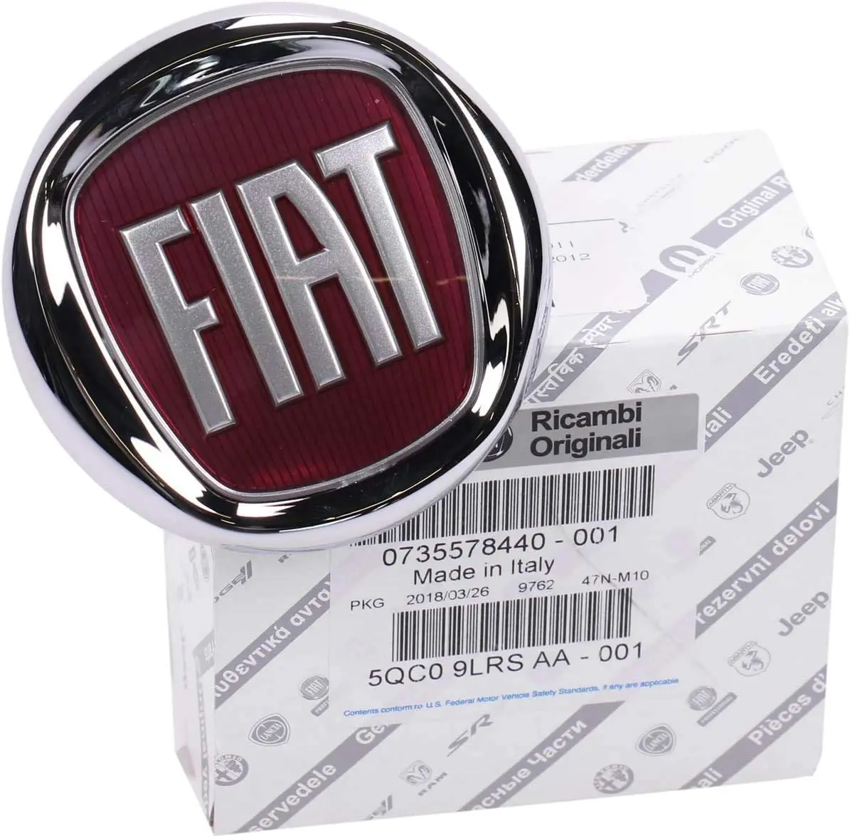 Senterkopp Fiat Red Edition - 1 stk. Image 4