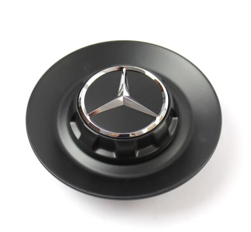 Senterkopp Mercedes-Benz Black Matt Edition │ Genuine® AMG Hubcap Lid  - 1 stk.