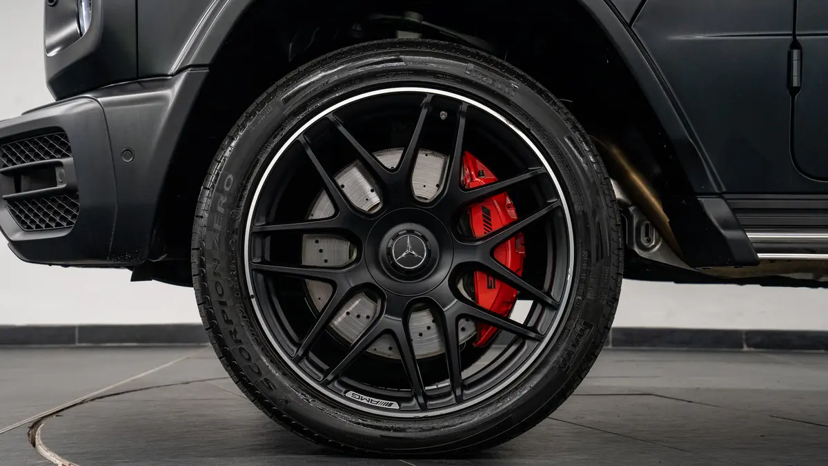 Senterkopp Mercedes-Benz Black Matt Edition │ Genuine® AMG Hubcap Lid  - 1 stk. – bilde 3
