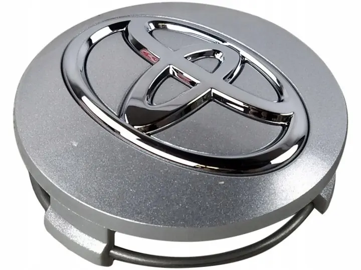 Senterkopp Toyota Silver - 1stk. Image 2