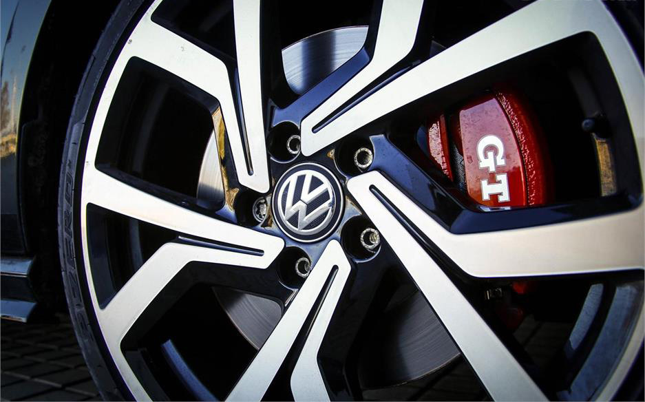 Senterkopp VW 56-55mm Satin Black High Chrome │ Genuine® Centre Cap - 1 stk. Image 13