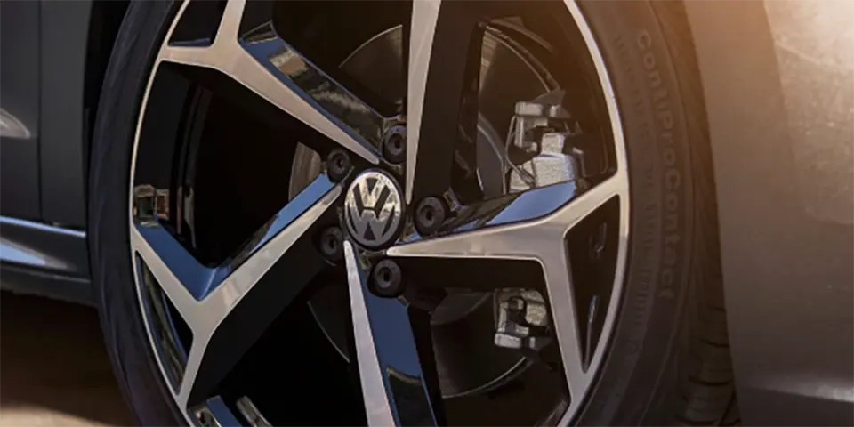 Senterkopp VW 56-55mm Satin Black High Chrome │ Genuine® Centre Cap - 1 stk. Image 6