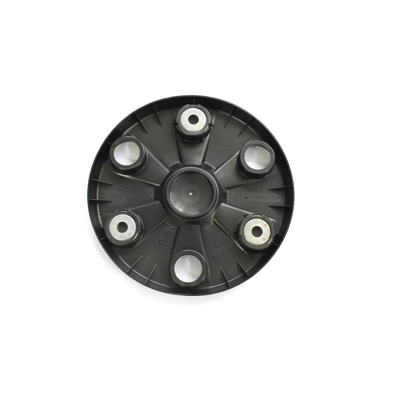 Senterkopp VW Crafter │ Genuine® satengsvart / blank krom / reflekssølv - 1 stk. – bilde 3