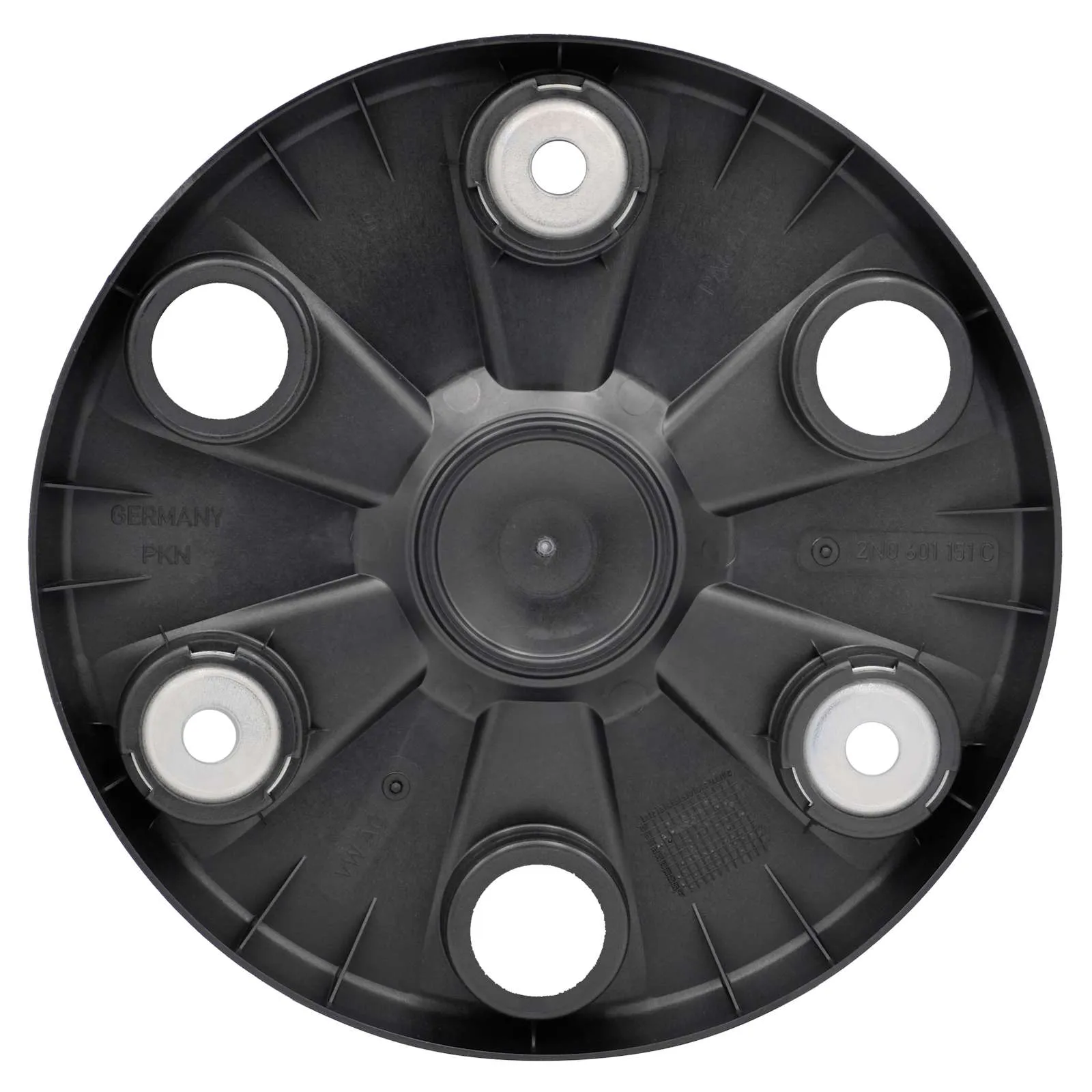 Senterkopp VW Crafter │ Genuine® svart / blank krom / reflekssølv - 1 stk. – bilde 2